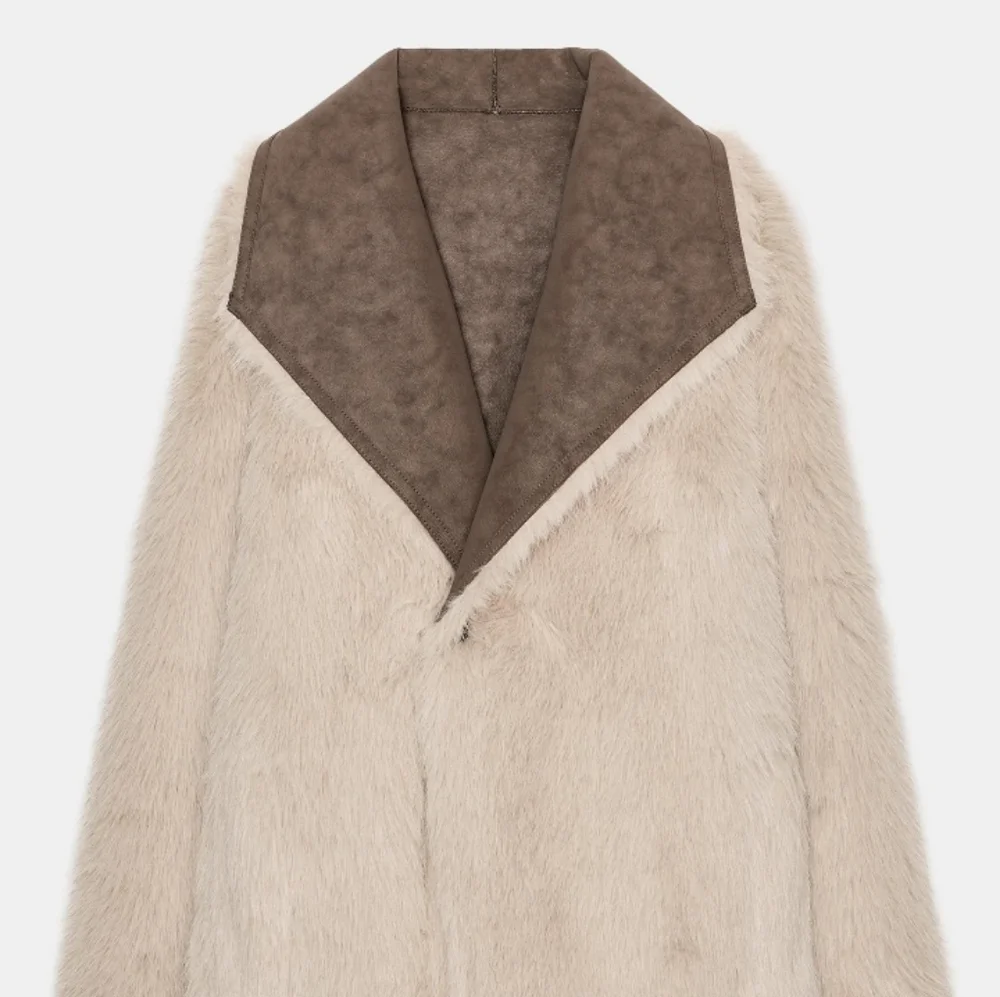ZARA Reversible Faux Fur Double-Faced Coat(Mink, US S,M,L/EUR S,M,L) - Picture 11 of 16